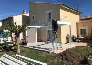 Carretlage Terrasse pour Pergola Bio Climatique